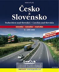 Česko + Slovensko autoatlas 1:200 000 A4