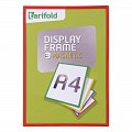 djois Display Frame - magnetický rámeček, A4, červený, 1 ks