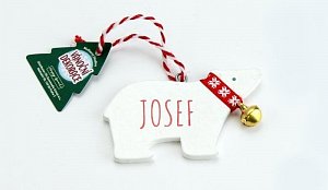 Vánoční dekorace lední medvěd JOSEF