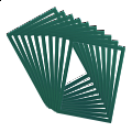 djois Magneto PRO otevřený rámeček A4, A4, PVC, zelený, 10 ks