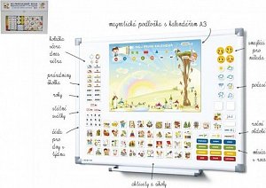 Kalendář magnetický - Školka