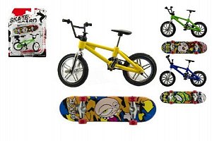 Kolo + skateboard prstový šroubovací - mix druhů