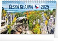 Kalendář 2025 stolní: Česká krajina, 23,1 × 14,5 cm