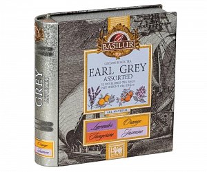 BASILUR Earl Grey Book Assorted plech 32x2g