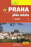 Praha - knižní plán města 2020 / 1:20 000