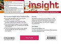 Insight Elementary Online Workbook & Online Practice (Access Code Card)