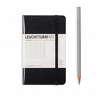 LEUCHTTURM1917 ADDRESS BOOK POCKET (A6), hardcover, black 316927