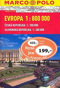 Autoatlas Evropa,ČR,SR 1:800000
