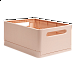 Exacompta Smart case - skládací úložný box, recyklovaný PP, MAXI, lososový