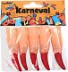 Prsty s drápy 10ks plast v sáčku karneval