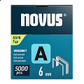 Novus tenké, drátové sponky typ A, 53 F/6 mm, 5000 ks