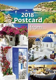 Kalendář nástěnný 2018 - Postcard from…