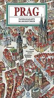 Praha - Panoramatická mapa / německy