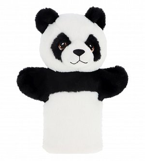 Keel Toys Keeleco plyšový maňásek na ruku eko 27 cm - Panda