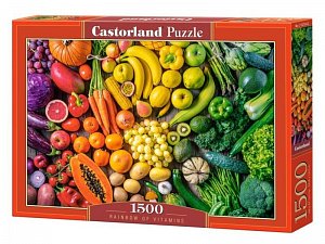 Castorland Puzzle -  Duha plná vitamínů 1500 dílkú