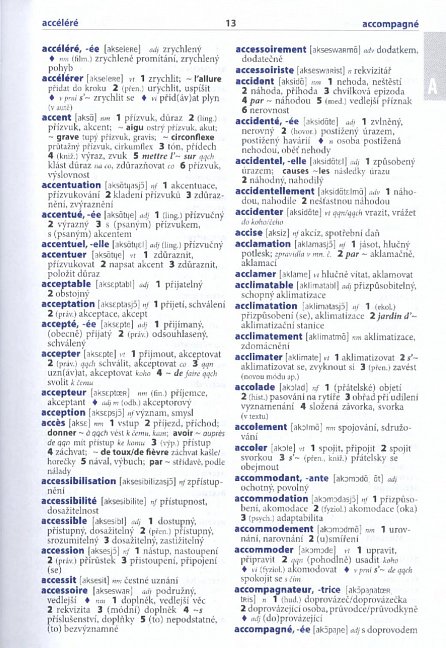 Náhled Francouzsko-český, česko-francouzský praktický slovník ...pro každého, 2.  vydání