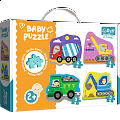 Trefl Puzzle Baby Vozidla na stavbě 4v1 (3,4,5,6 dílků)
