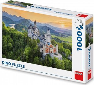 Puzzle Jarní Neuschwanstein 1000 dílků