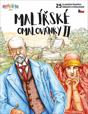 Malířské omalovánky II - 25 slavných českých obrazů k vymalování