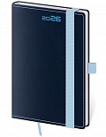Kapesní diář 2026 Double Blue s poutkem