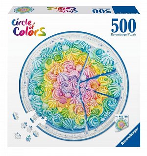 Ravensburger Puzzle - Duhový dort 500 dílků