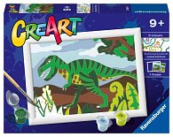 Ravensburger CreArt - Toulající se dinosaurus