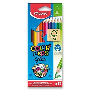 Maped - Pastelky trojhranné Color´ Peps 12 ks