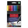 Faber - Castell Popisovač Fineliner GRIP 0,4 mm - sada 10 ks