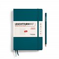 Leuchtturm1917 Weekly Planner & Notebook Medium (A5) 2025 Pacific Green