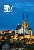 Kalendář 2026 Brno - nástěnný