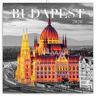 Kalendář poznámkový 2020 - Budapešť, 30 × 30 cm