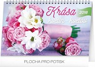 Kalendář stolní 2018 - Krása květin – Krása kvetov CZ/SK, 23,1 x 14,5 cm