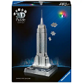 3D Puzzle Iconics: Empire State Building (Noční edice) 216 dílků