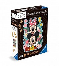 Dřevěné puzzle Disney: Mickey a Minnie 300 dílků