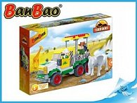 BanBao stavebnice Safari terénní jeep 248ks + 2 figurky