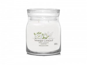 YANKEE CANDLE White Gardenia svíčka 368g / 2 knoty (Signature střední)