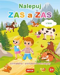 Nalepuj ZAS a ZAS V lese - snímatelné / snímateľné samolepky