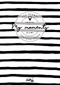 My Moments - cestovní deník / pruhovaný