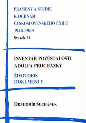 Inventář pozůstalosti Adolfa Procházky