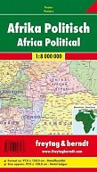 AFR B Afrika 1:8 000 000 / politická nástěnná mapa (lištovaná)
