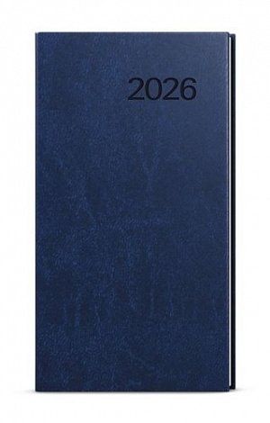 Týdenní diář 2026 Jakub Vivella kapesní modrá