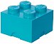 Úložný box LEGO 4 - azurový