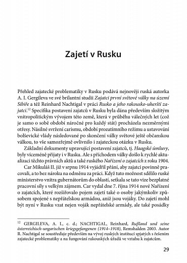 Náhled V ruském zajetí - Organizace zajatých Čechů a Slováků v Rusku (1914-1918)