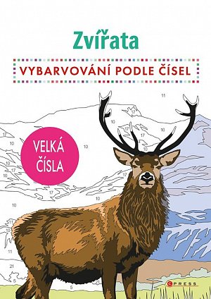 Zvířata - Vybarvování podle čísel