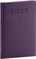 NOTIQUE Týdenní diář Aprint Neo 2025, fialový, 15 x 21 cm