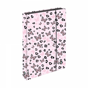 Box na sešity A4 Jumbo OXY NEXT Butterfly pink