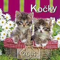 Kočky - nástěnný kalendář 2014