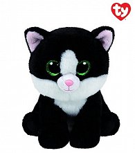 Beanie Boos plyšová kočička černo/bílá 24 cm