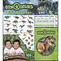 Dinosauři - Velký set s tetováním