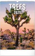 NOTIQUE Nástěnný kalendář Stromy 2025, 33 x 46 cm